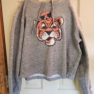 Tailgate Tiger mascot "A" cropped hoodie sweatshirt collegiate Auburn University